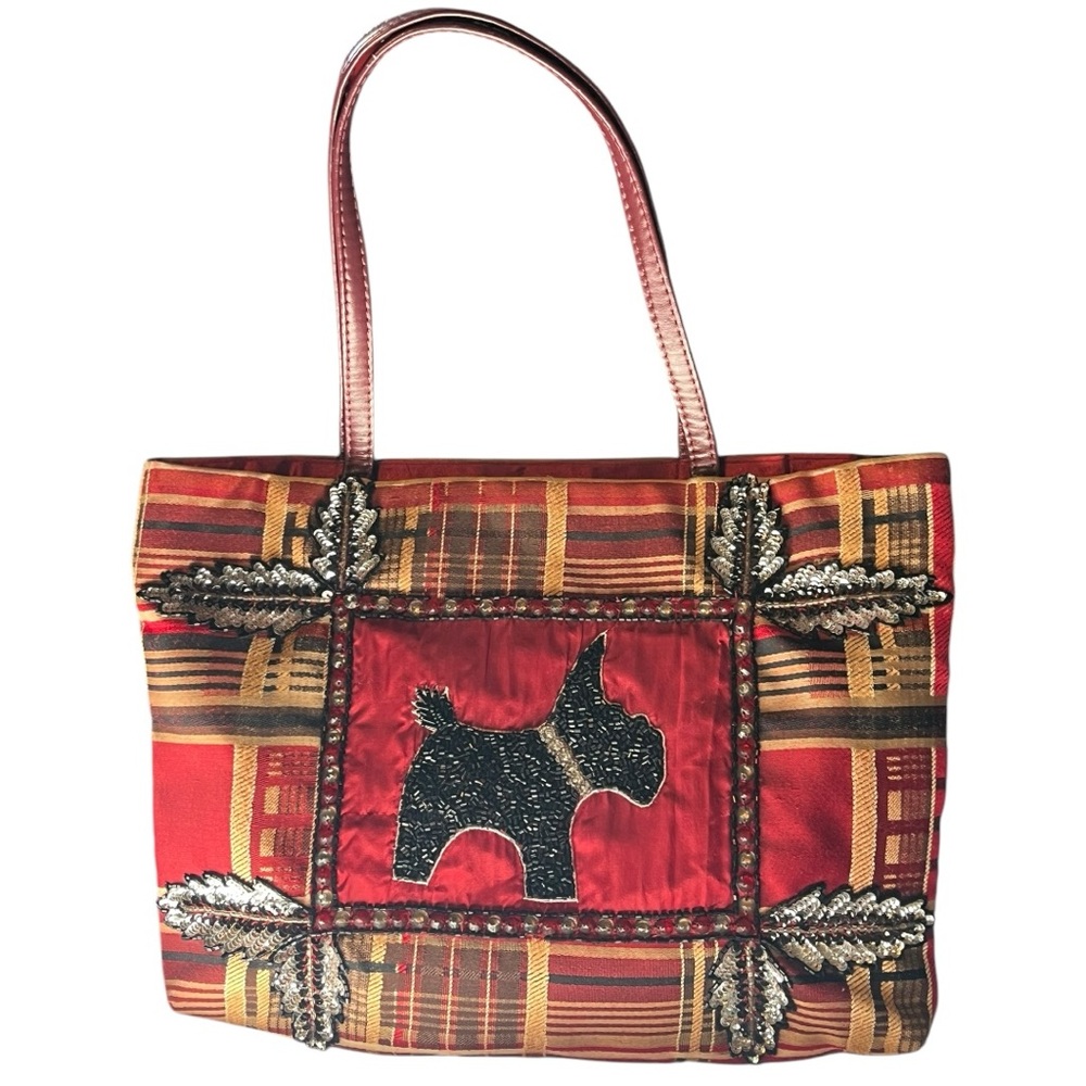 Rare Christiana Scottie Dog Tote Bag